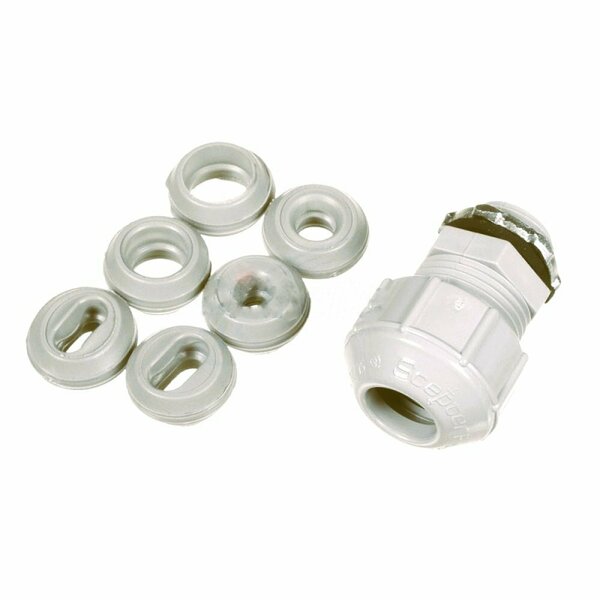 American Imaginations 0.5 in. Plastic Strain Relief Connector AI-36584